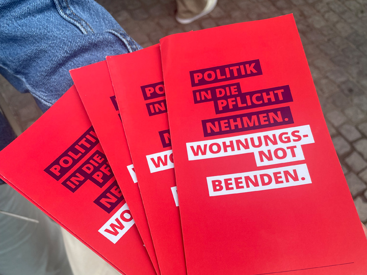 Aktionstag gegen Wohnungslosigkeit